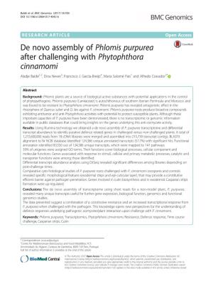Phytophthora Cinnamomi