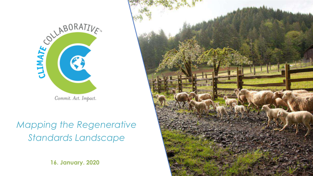 Mapping the Regenerative Standards Landscape