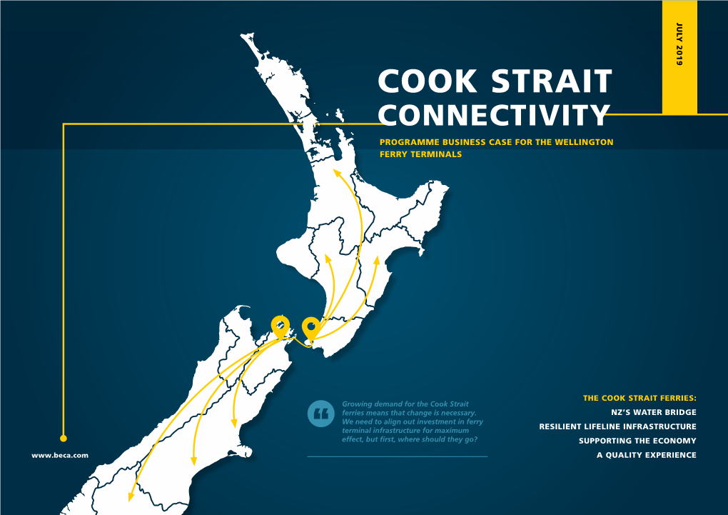 Cook Strait Connectivity Programme Business Case for the Wellington Ferry Terminals