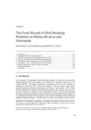 The Fossil Record of Shell-Breaking Predation on Marine Bivalves and Gastropods