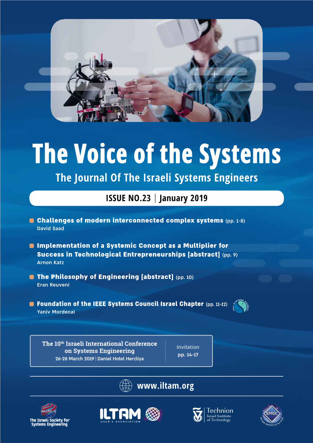 The Voice of the Systems the Journal of the Israeli Systems Engineers