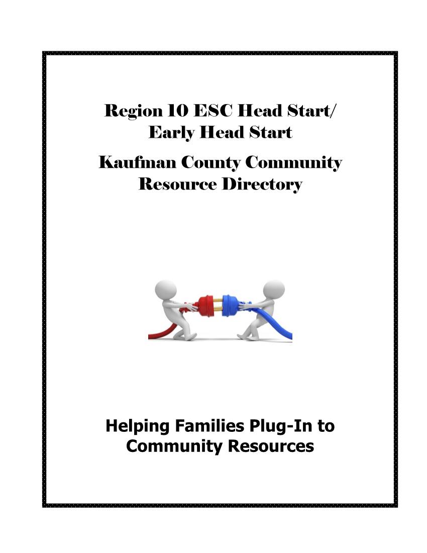 Community Resource Directory Kaufman County