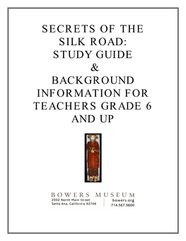 Silk Road Teacher Packet