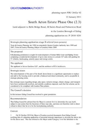 South Acton Estate Phase One (2.3)