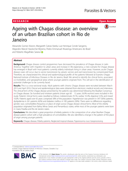 Ageing with Chagas Disease: an Overview of an Urban Brazilian Cohort in Rio De Janeiro