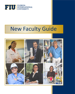New Faculty Guide Table of Contents WELCOME from PRESIDENT ROSENBERG