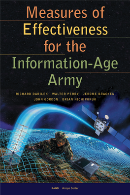 Measures of Effectiveness for the Information-Age Army