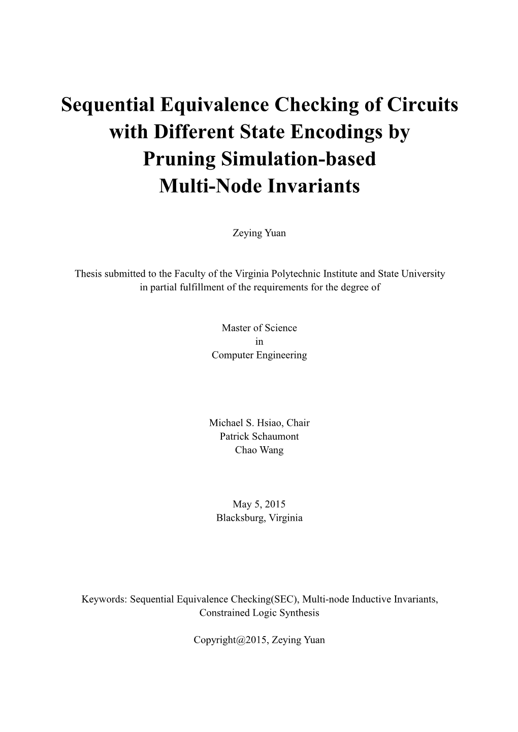 Sequential Equivalence Checking of Circuits with Different State Encodings by Pruning Simulation-Based Multi-Node Invariants