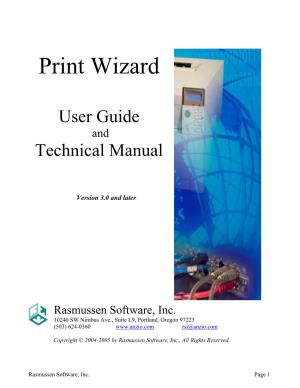 Print Wizard 3 Manual