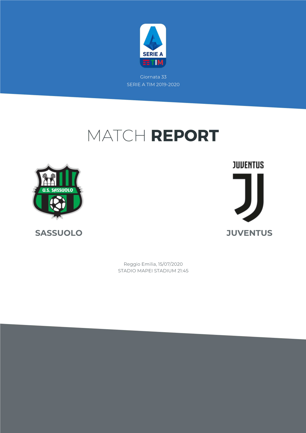 Sassuolo Juventus