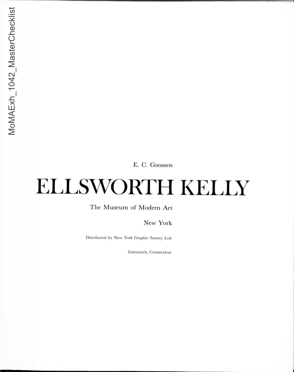 Ellsworth Kelly