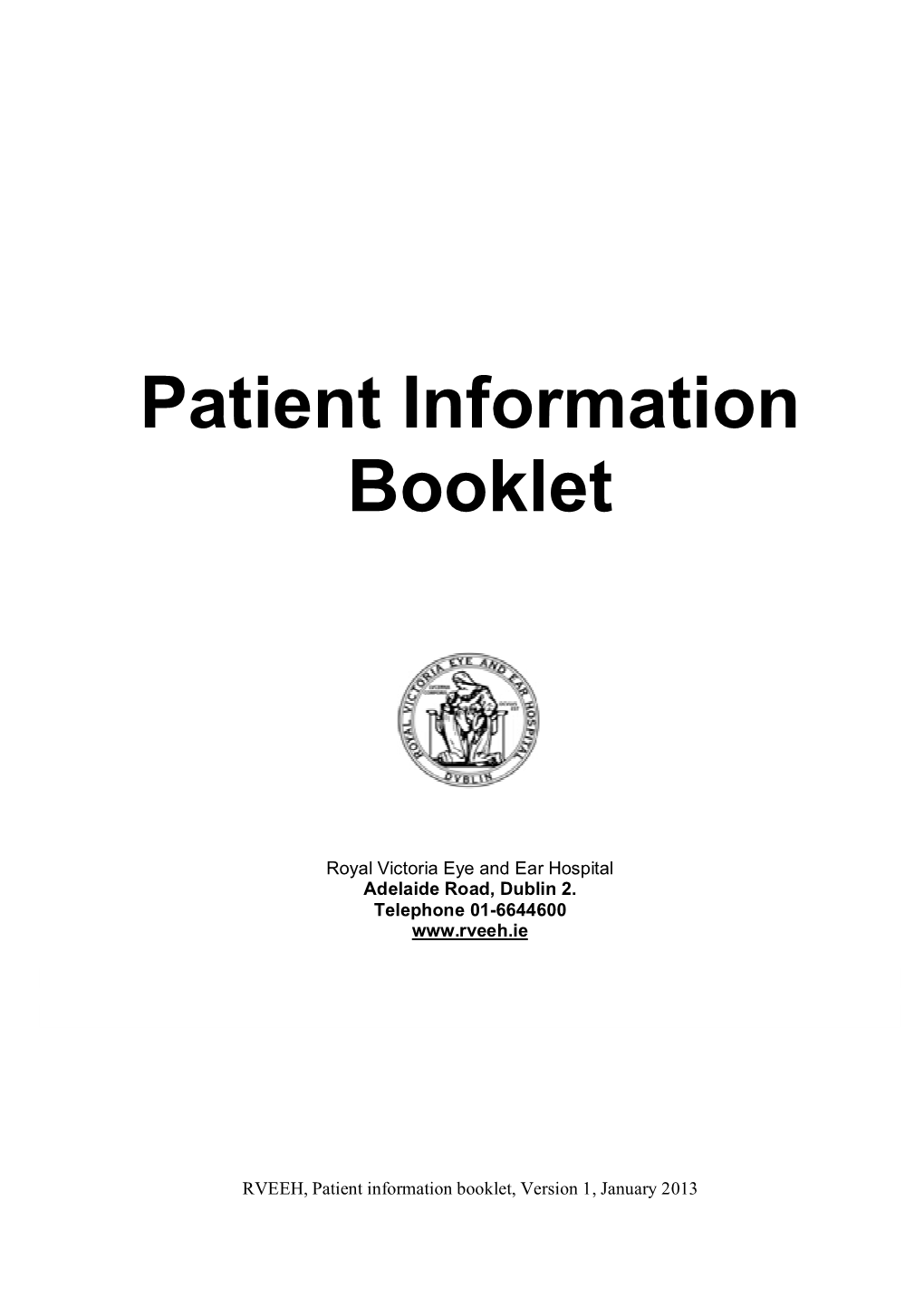 Patient Information Booklet