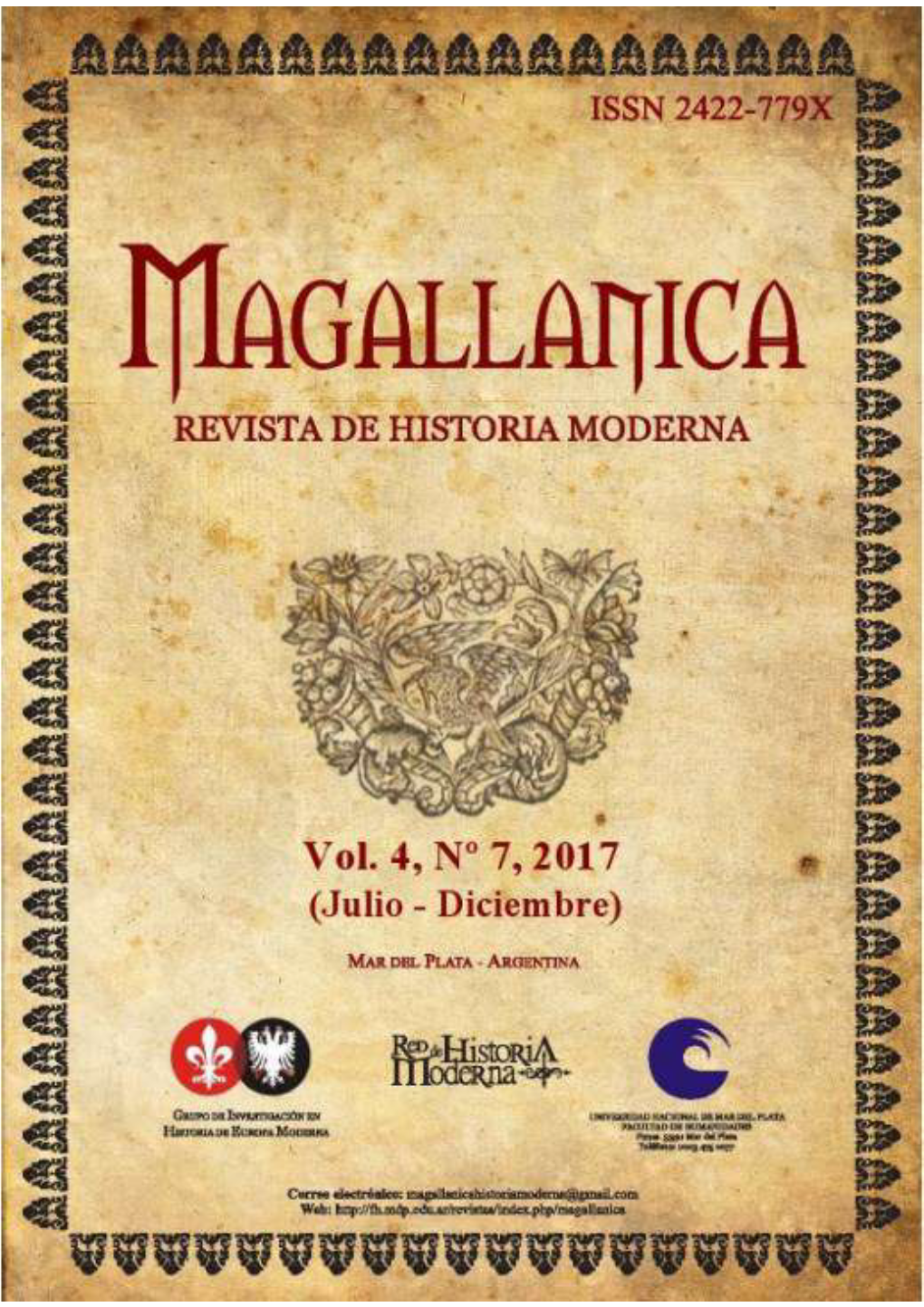 MAGALLÁNICA, Revista De Historia Moderna