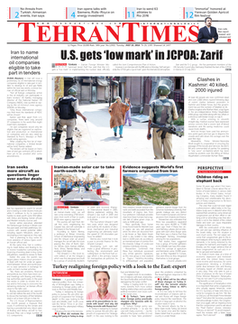 In JCPOA: Zarif