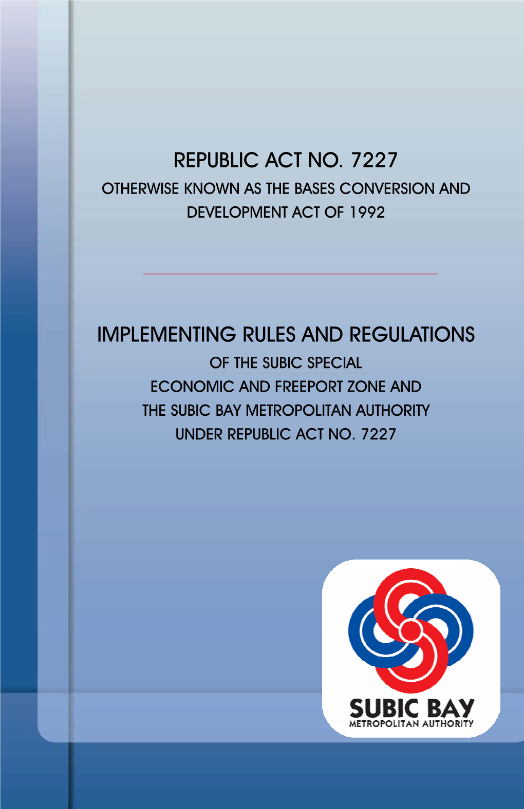 Republic Act No. 7227 Implementing Rules And - DocsLib