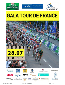 15Ème Gala Tour De France 28.07.2011 – Luxembourg Page - 1