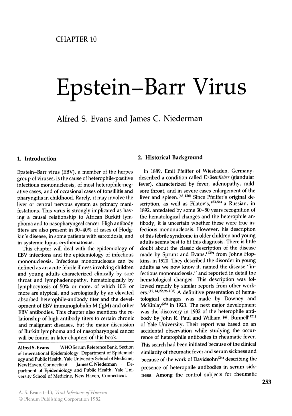 Epstein-Barr Virus