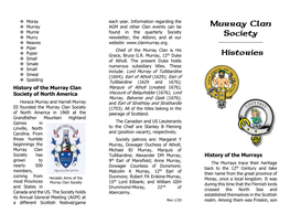 Murray Clan Society Histories