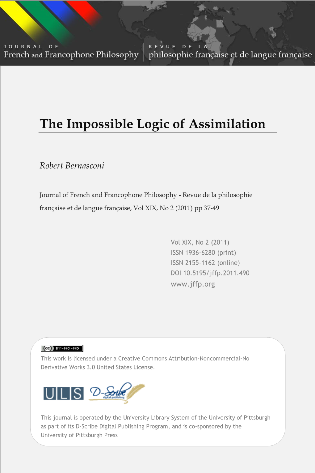 The Impossible Logic of Assimilation