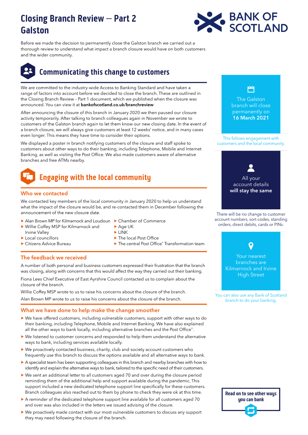 Closing Branch Review (Part 2)