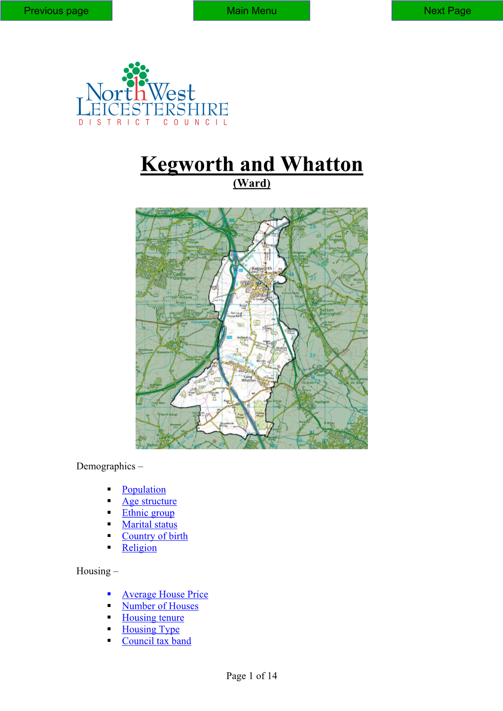 Kegworth and Whatton (Ward)