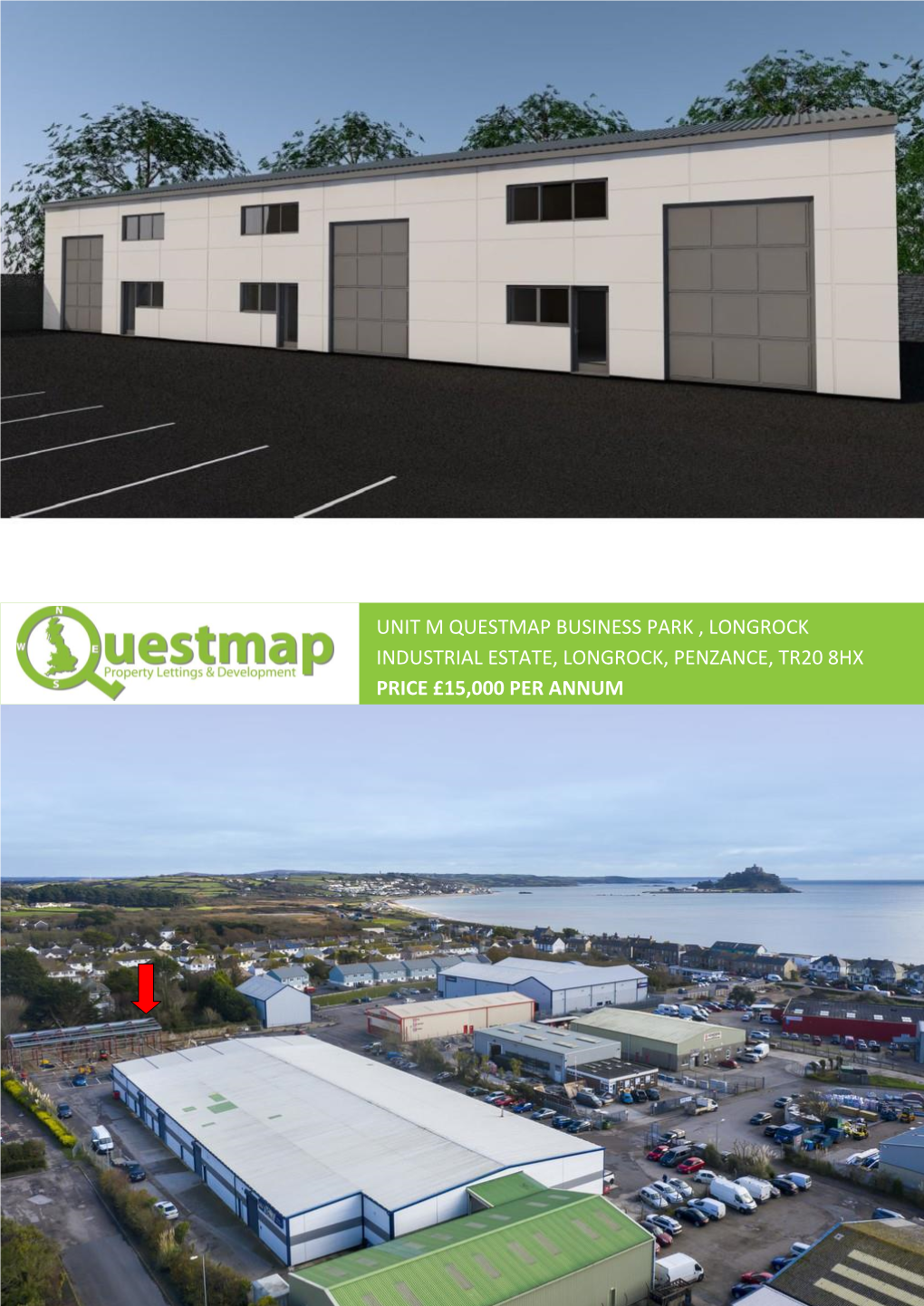 Unit M Questmap Business Park , Longrock Industrial Estate, Longrock, Penzance, Tr20 8Hx Price £15,000 Per Annum