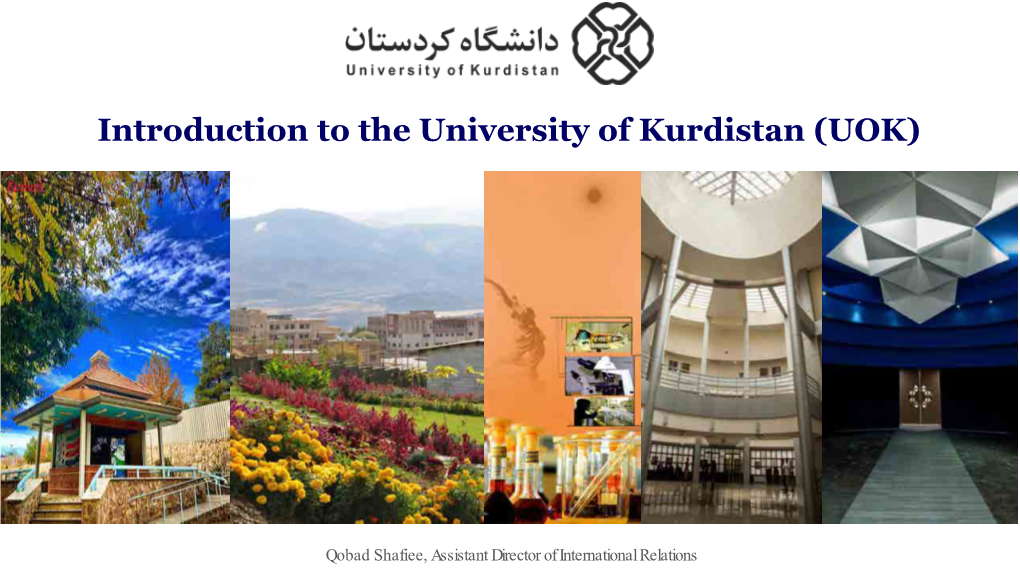 Introduction to the University of Kurdistan (UOK)