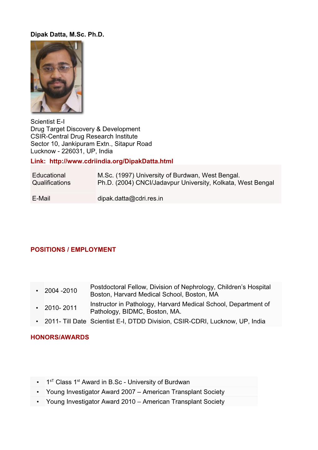 Mr. Sanjeev Meena - Technical Assistant