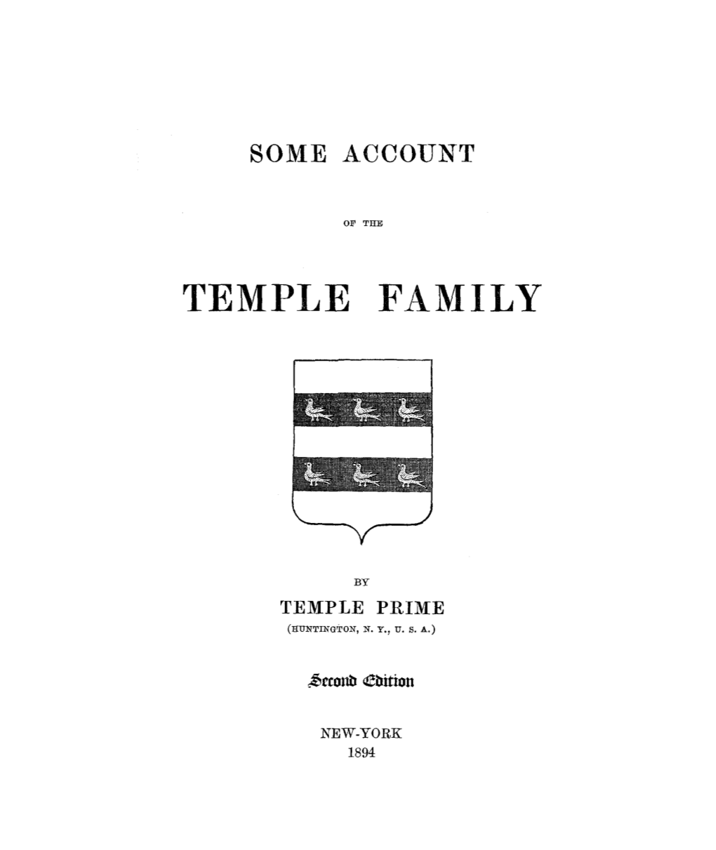 Temple Family