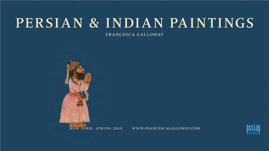 Persian & Indian Paintings