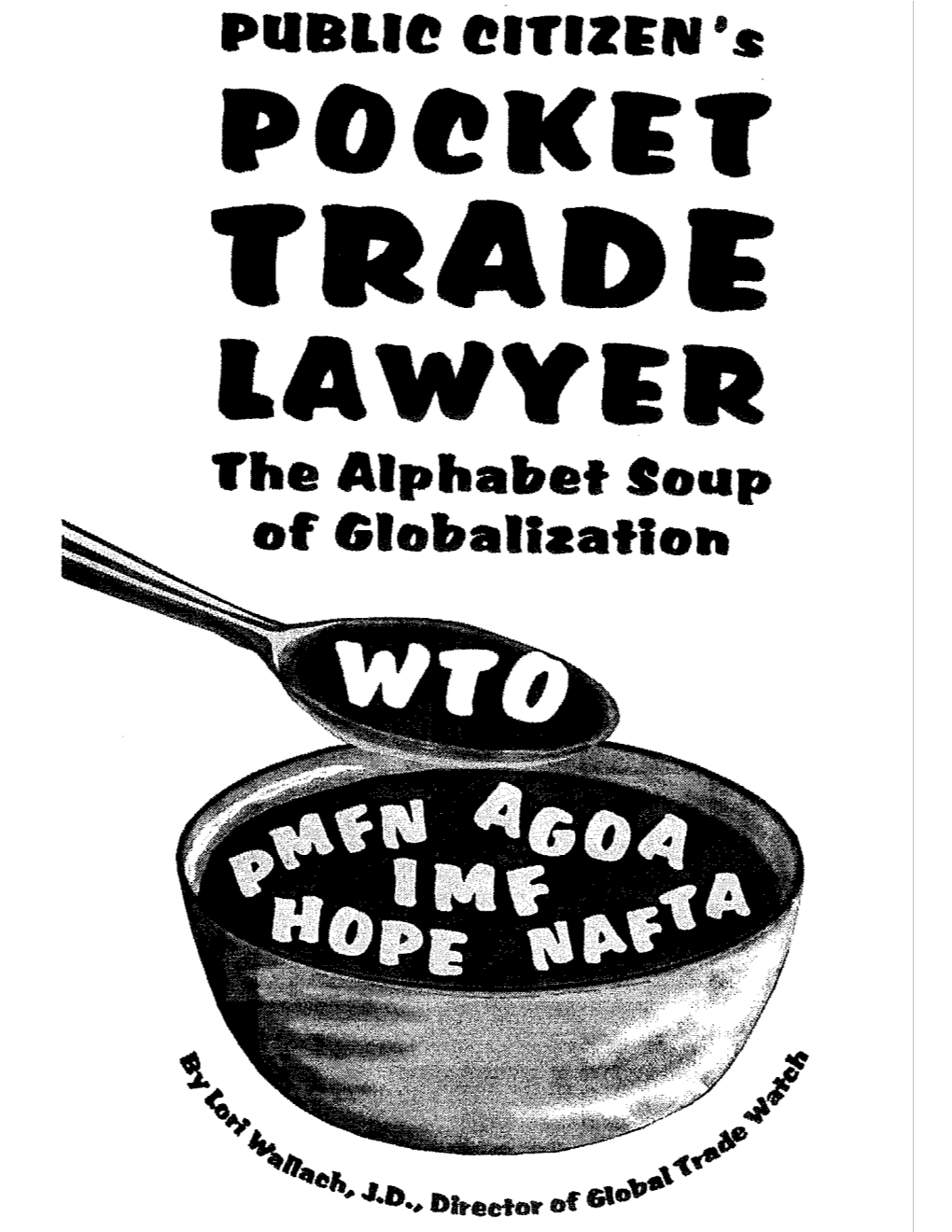 Public Citizen's Pocket Trade Lawyer