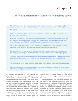 An Introduction to the Anatomy of the Uterine Cervix