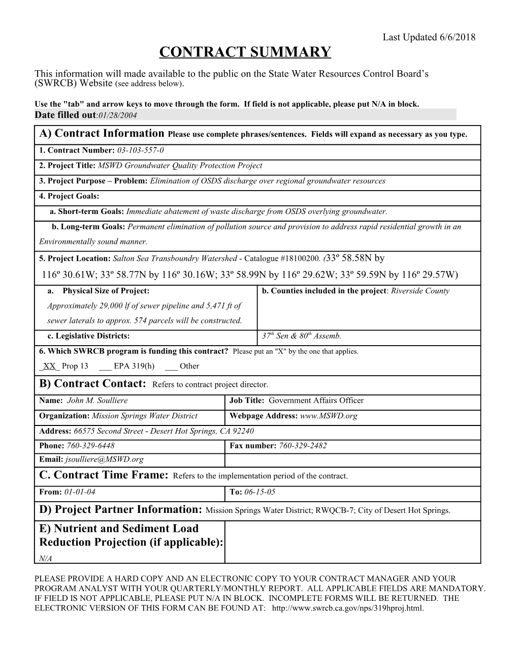 Natural Resource Project Inventory (NRPI) s12