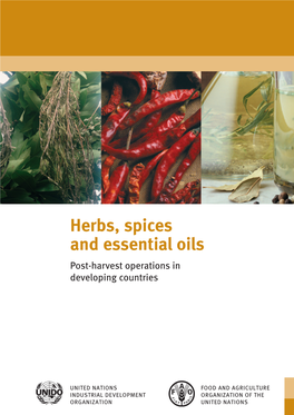 Herbs, Spices and Essential Oils