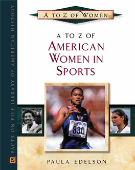 A to Z of American Women in Sports