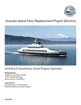 Guemes Island Ferry Replacement Project (Electric)