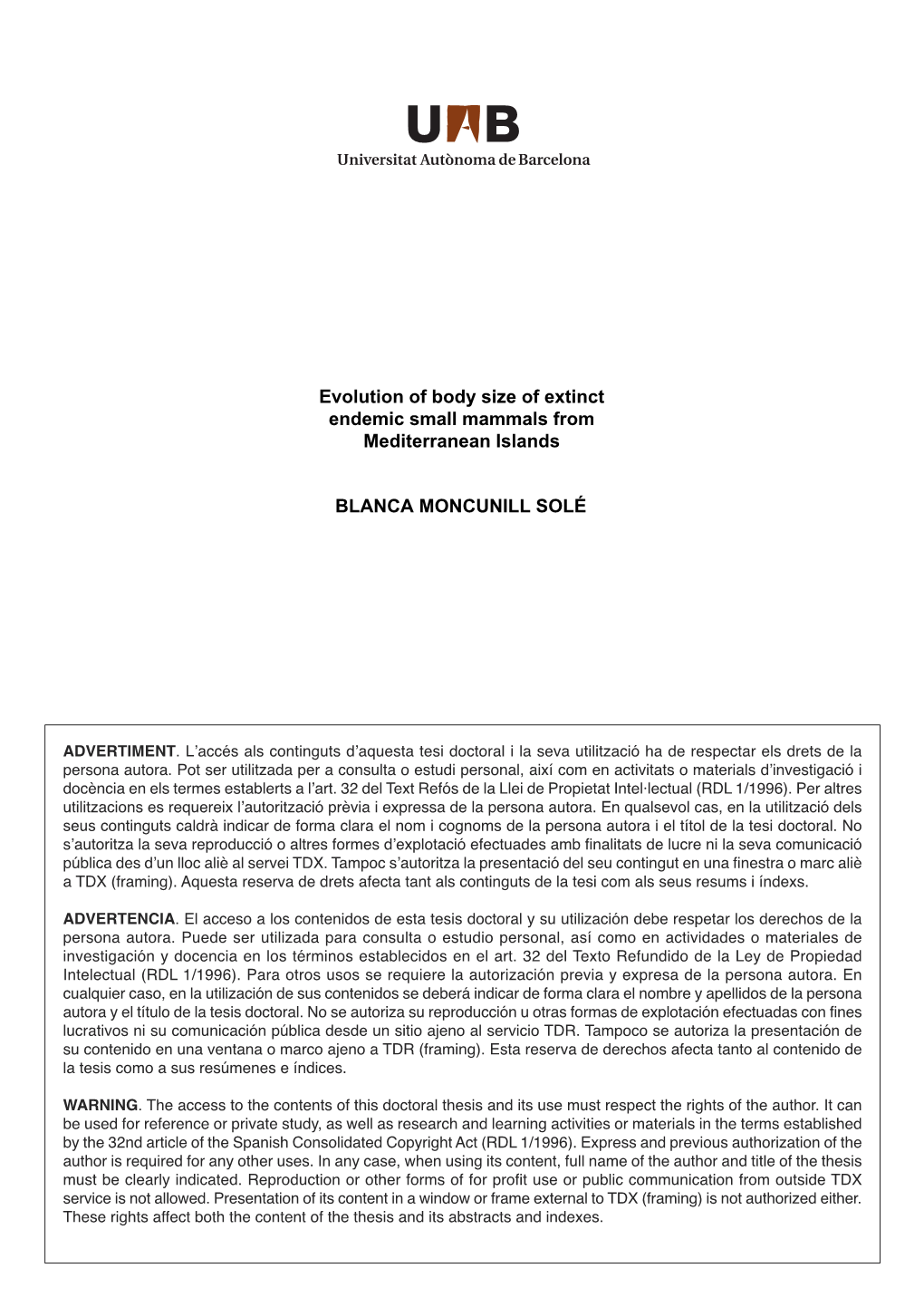 Evolution of Body Size of Extinct Endemic Small Mammals from Mediterranean Islands