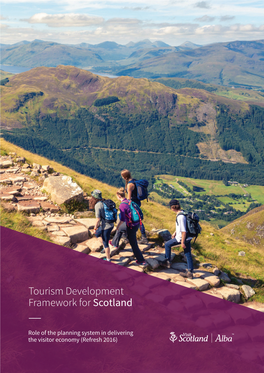 Tourism Development Framework for Scotland