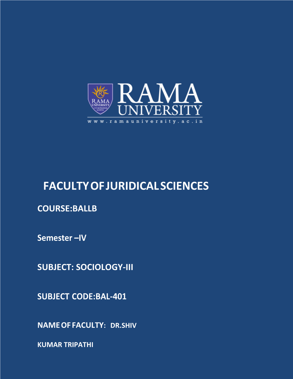 Faculty of Juridical Sciences