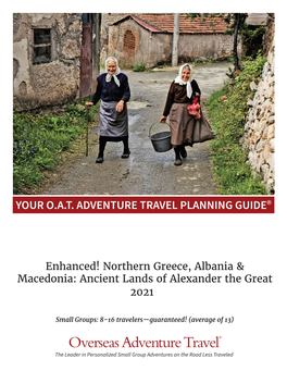 Enhanced! Northern Greece, Albania & Macedonia