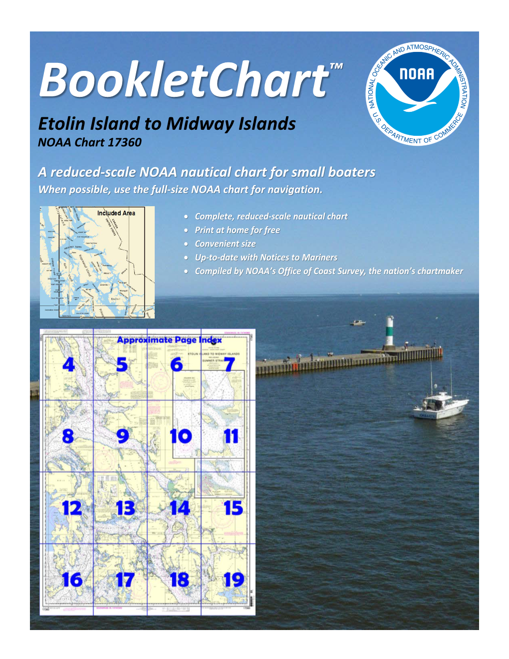 Bookletchart™ Etolin Island to Midway Islands NOAA Chart 17360