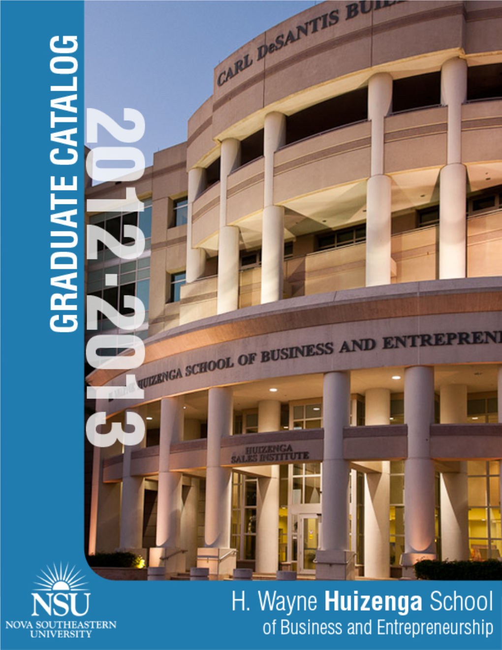 2012-2013 Graduate Catalog