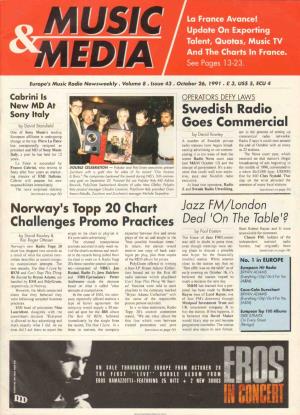 Swedish Radio Norway's Topp 20 Chart