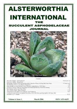 Volume 6. Issue 1. March 2006 ISSN: 1474-4635