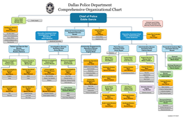 Dallas Police Department Comprehensive Organizational Chart