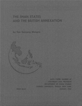 The Shan States and the British Annexation