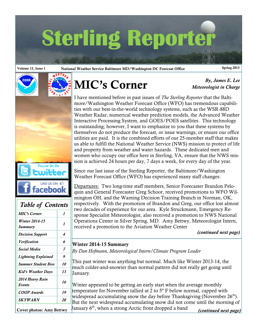 Sterling Reporter