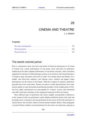 28 Cinema and Theatre