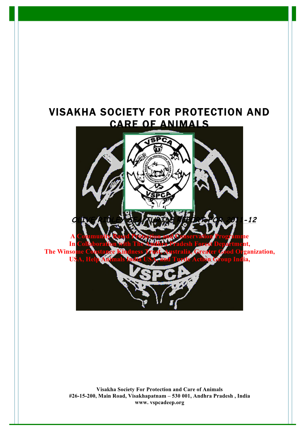Visakha Society for Protection and Care of Animals
