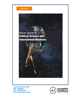 African Journal of Political Science and International Relations